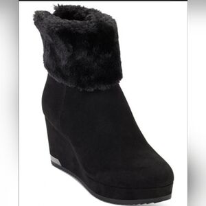DKNY Nadra Wedge Booties NIB Size 7